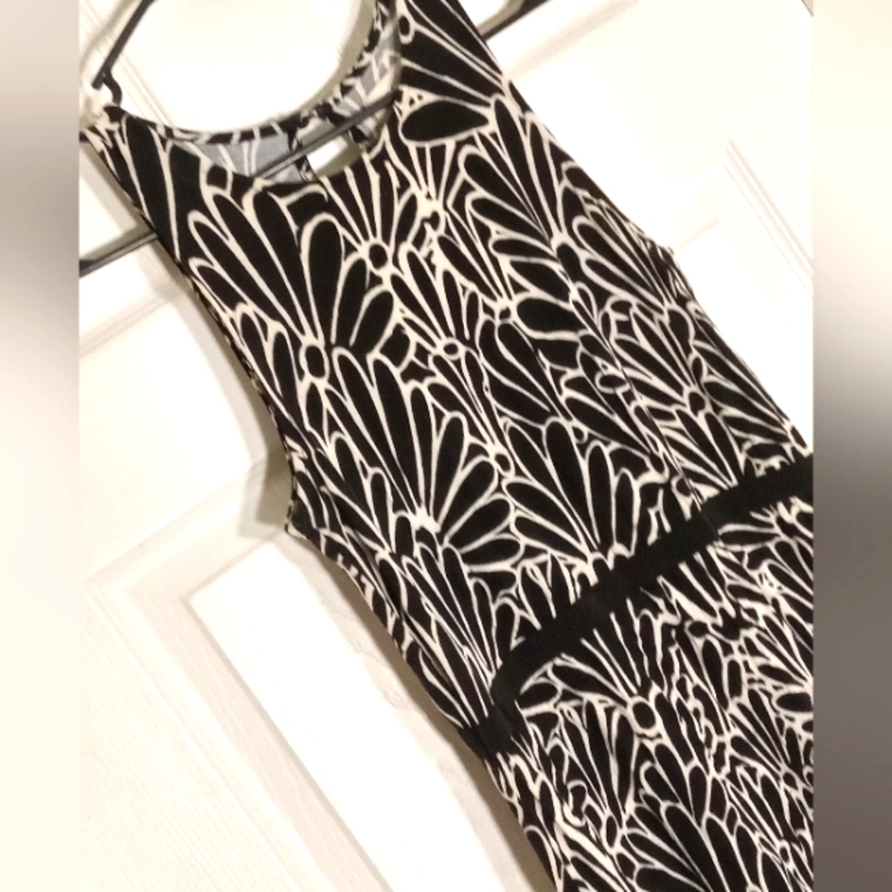 Tank maxi dress Daisy Print knit LOFT Small Petite